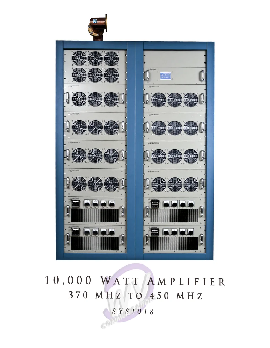 370–450 MHz 10 kW Amplifier